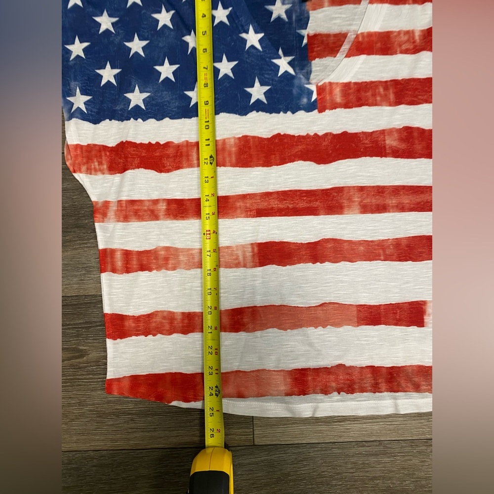 Signature Studio American Flag Top FROM CATO in SIZE XLarge LIKE NEW - Picture 14 of 16